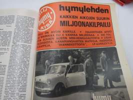 Hymy lehti 1967 nr 10 lokakuu, sis. mm. seur. artikkelit / kuvat / mainokset; Kansikuva Liana Kaarina (kuvannut J. Poutanen), Harri Piitulainen - Kolmen vuoden