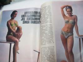 Hymy lehti 1967 nr 10 lokakuu, sis. mm. seur. artikkelit / kuvat / mainokset; Kansikuva Liana Kaarina (kuvannut J. Poutanen), Harri Piitulainen - Kolmen vuoden