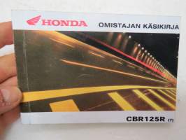 Honda CBR125RW moottoripyörä -omistajan käsikirja / owner´s manual