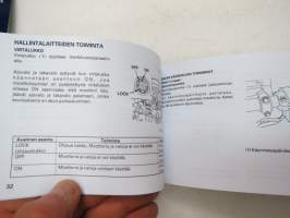 Honda CBR125RW moottoripyörä -omistajan käsikirja / owner´s manual