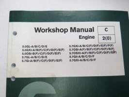 Volvo Penta Engine 5,0GL-A/B/C/D/E - 5.0GXi-A/B(F)/C(F)/D(F)/E(F) - 5.0OSi-B(F)/C(F)/D(F)/E(F) - 5.7GL-A/B/C/D/E - 5.7i-A/B(F)/C(F)/D(F)/E(F) -