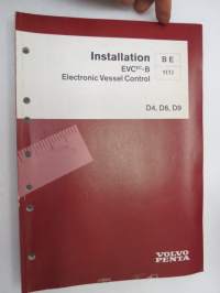 Volvo Penta IPS EVCec-C - Electronic Vessel Control B E 1(1) -asennusohjekirja englanniksi