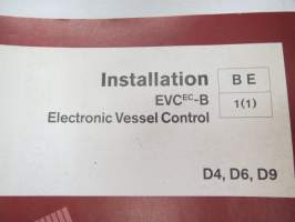Volvo Penta IPS EVCec-C - Electronic Vessel Control B E 1(1) -asennusohjekirja englanniksi