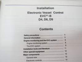 Volvo Penta IPS EVCec-C - Electronic Vessel Control B E 1(1) -asennusohjekirja englanniksi