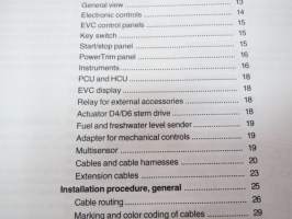 Volvo Penta IPS EVCec-C - Electronic Vessel Control B E 1(1) -asennusohjekirja englanniksi