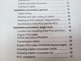 Volvo Penta IPS EVCec-C - Electronic Vessel Control B E 1(1) -asennusohjekirja englanniksi