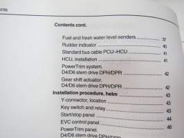 Volvo Penta IPS EVCec-C - Electronic Vessel Control B E 1(1) -asennusohjekirja englanniksi