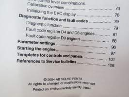 Volvo Penta IPS EVCec-C - Electronic Vessel Control B E 1(1) -asennusohjekirja englanniksi