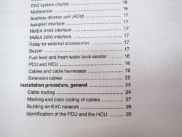 Volvo Penta IPS EVCec-C - Electronic Vessel Control D4, D6, D9 B E 1(1) -asennusohjekirja englanniksi