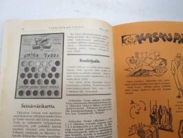 Tikkurilan Viesti 1931 nr 1 -asiakaslehti, sisältää mm. asiapitoisia ammattiartikkeleita maalaus- suojaus- ja pinnoitustöistä ja materiaaleista -customer