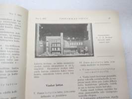 Tikkurilan Viesti 1932 nr 3 -asiakaslehti, sisältää mm. asiapitoisia ammattiartikkeleita maalaus- suojaus- ja pinnoitustöistä ja materiaaleista -customer