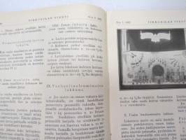 Tikkurilan Viesti 1932 nr 3 -asiakaslehti, sisältää mm. asiapitoisia ammattiartikkeleita maalaus- suojaus- ja pinnoitustöistä ja materiaaleista -customer