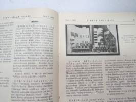 Tikkurilan Viesti 1932 nr 3 -asiakaslehti, sisältää mm. asiapitoisia ammattiartikkeleita maalaus- suojaus- ja pinnoitustöistä ja materiaaleista -customer