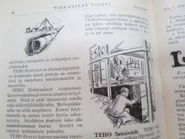 Tikkurilan Viesti 1932 nr 3 -asiakaslehti, sisältää mm. asiapitoisia ammattiartikkeleita maalaus- suojaus- ja pinnoitustöistä ja materiaaleista -customer