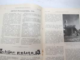 Tikkurilan Viesti 1932 nr 4 -asiakaslehti, sisältää mm. asiapitoisia ammattiartikkeleita maalaus- suojaus- ja pinnoitustöistä ja materiaaleista -customer