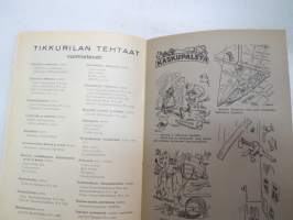 Tikkurilan Viesti 1932 nr 4 -asiakaslehti, sisältää mm. asiapitoisia ammattiartikkeleita maalaus- suojaus- ja pinnoitustöistä ja materiaaleista -customer