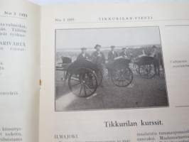 Tikkurilan Viesti 1933 nr 3 -asiakaslehti, sisältää mm. asiapitoisia ammattiartikkeleita maalaus- suojaus- ja pinnoitustöistä ja materiaaleista -customer