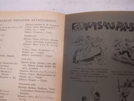 Tikkurilan Viesti 1933 nr 3 -asiakaslehti, sisältää mm. asiapitoisia ammattiartikkeleita maalaus- suojaus- ja pinnoitustöistä ja materiaaleista -customer