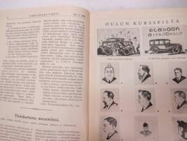 Tikkurilan Viesti 1933 nr 1 -asiakaslehti, sisältää mm. asiapitoisia ammattiartikkeleita maalaus- suojaus- ja pinnoitustöistä ja materiaaleista -customer