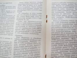 Tikkurilan Viesti 1934 nr 3 -asiakaslehti, sisältää mm. asiapitoisia ammattiartikkeleita maalaus- suojaus- ja pinnoitustöistä ja materiaaleista -customer