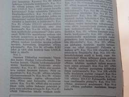 Tikkurilan Viesti 1934 nr 4 -asiakaslehti, sisältää mm. asiapitoisia ammattiartikkeleita maalaus- suojaus- ja pinnoitustöistä ja materiaaleista -customer