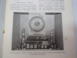 Tikkurilan Viesti 1935 nr 1 -asiakaslehti, sisältää mm. asiapitoisia ammattiartikkeleita maalaus- suojaus- ja pinnoitustöistä ja materiaaleista -customer