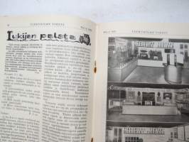 Tikkurilan Viesti 1935 nr 4 -asiakaslehti, sisältää mm. asiapitoisia ammattiartikkeleita maalaus- suojaus- ja pinnoitustöistä ja materiaaleista -customer