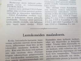 Tikkurilan Viesti 1936 nr 2-3 -asiakaslehti, sisältää mm. asiapitoisia ammattiartikkeleita maalaus- suojaus- ja pinnoitustöistä ja materiaaleista -customer