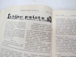 Tikkurilan Viesti 1936 nr 2-3 -asiakaslehti, sisältää mm. asiapitoisia ammattiartikkeleita maalaus- suojaus- ja pinnoitustöistä ja materiaaleista -customer