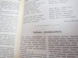 Tikkurilan Viesti 1936 nr 4 -asiakaslehti, sisältää mm. asiapitoisia ammattiartikkeleita maalaus- suojaus- ja pinnoitustöistä ja materiaaleista -customer