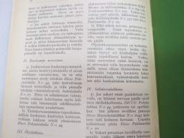 Tikkurilan Viesti 1936 nr 4 -asiakaslehti, sisältää mm. asiapitoisia ammattiartikkeleita maalaus- suojaus- ja pinnoitustöistä ja materiaaleista -customer