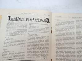 Tikkurilan Viesti 1937 nr 3 -asiakaslehti, sisältää mm. asiapitoisia ammattiartikkeleita maalaus- suojaus- ja pinnoitustöistä ja materiaaleista -customer