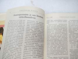 Tikkurilan Viesti 1937 nr 1 -asiakaslehti, sisältää mm. asiapitoisia ammattiartikkeleita maalaus- suojaus- ja pinnoitustöistä ja materiaaleista -customer