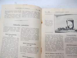 Tikkurilan Viesti 1938 nr 1 -asiakaslehti, sisältää mm. asiapitoisia ammattiartikkeleita maalaus- suojaus- ja pinnoitustöistä ja materiaaleista -customer