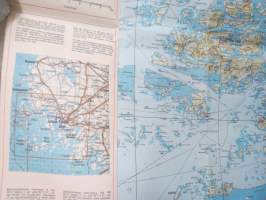 Turku ympäristöineen - Åbo med omgivningar matkailukartta - turistkarta - touring map - Touristenkarte 1980
