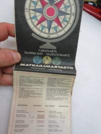 Turku ympäristöineen - Åbo med omgivningar matkailukartta - turistkarta - touring map - Touristenkarte 1980