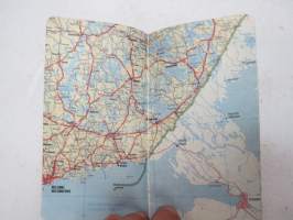 Oy Nokia Ab Kumitehdas - Gummifabriken -taskukartta / pocket map