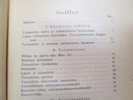 Toivonliittotyön käsikirja - Kansa- ja jatkokouluikäisen nuorison raittiustyön johtajille -sobriety work among school children