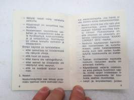 Taakankiinnittäjän taskuopas -crane operator´s pocket guide