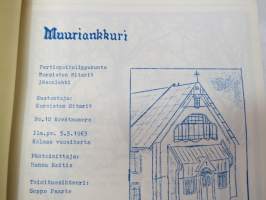 Muuriankkuri - Koroisten Ritarit - 10-vuotisjuhlanumero 1963 -scout magazine