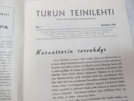 Turun Teinilehti 1959 nr 1 -school magazine