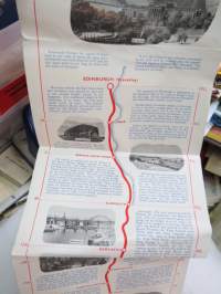 Named trains on the East Coast main line 1957 - The Talisman - The Elizabethan - The flying Scotsman - The Queen of Scotts - The Heart of Midlothian - The Night