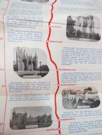 Named trains on the East Coast main line 1957 - The Talisman - The Elizabethan - The flying Scotsman - The Queen of Scotts - The Heart of Midlothian - The Night