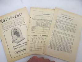 Laki kunnan kätilöistä - (Kätilöntoimien) vuosiyhdistelmä (raportti), Kätilölehti 1947 nr 12 -miwife´s documents