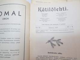 Laki kunnan kätilöistä - (Kätilöntoimien) vuosiyhdistelmä (raportti), Kätilölehti 1947 nr 12 -miwife´s documents