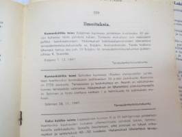 Laki kunnan kätilöistä - (Kätilöntoimien) vuosiyhdistelmä (raportti), Kätilölehti 1947 nr 12 -miwife´s documents