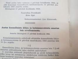 Laki kunnan kätilöistä - (Kätilöntoimien) vuosiyhdistelmä (raportti), Kätilölehti 1947 nr 12 -miwife´s documents