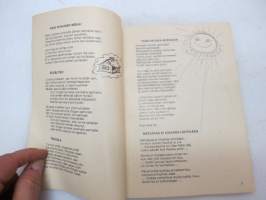 Laulakaamme kun on laulun aika (ravintola Foija, Turku) -laulukirja -song book