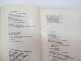 Laulakaamme kun on laulun aika (ravintola Foija, Turku) -laulukirja -song book
