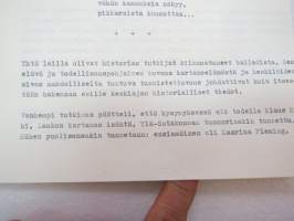 Elinan surma - kirjailija Yrjö Käkönen -kirjoitus Suomen historiasta / kansanperinteestä - artikkelikäsikirjoitus - author´s article on finnish traditional tales